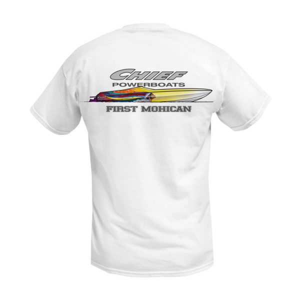 Chief Powerboats - Chief Powerboats First Mohican Short Sleeve Performance Graphic T-Shirt