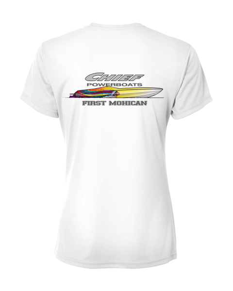 Chief Powerboats - Chief Powerboats Ladies First Mohican Short Sleeve Performance Graphic T-Shirt